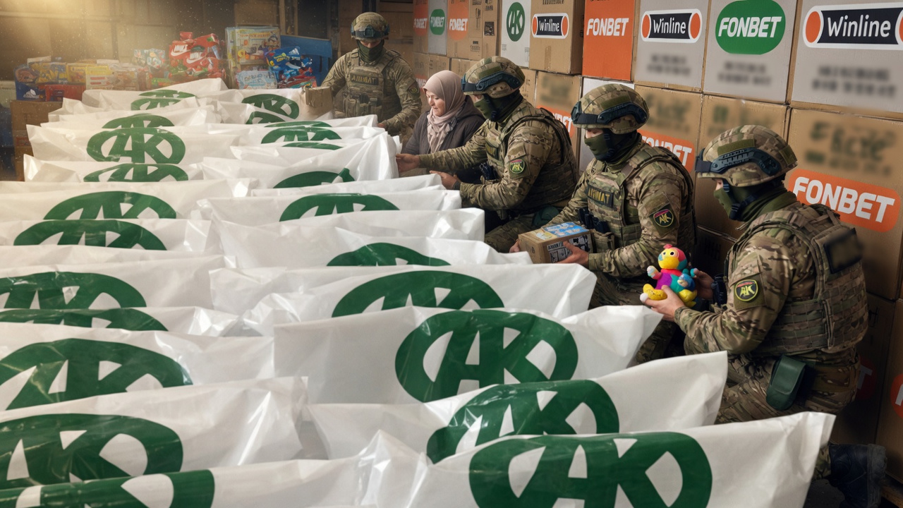 Фонд Кадырова раздал помощь на Донбассе. Спецназ «Ахмат» в деле