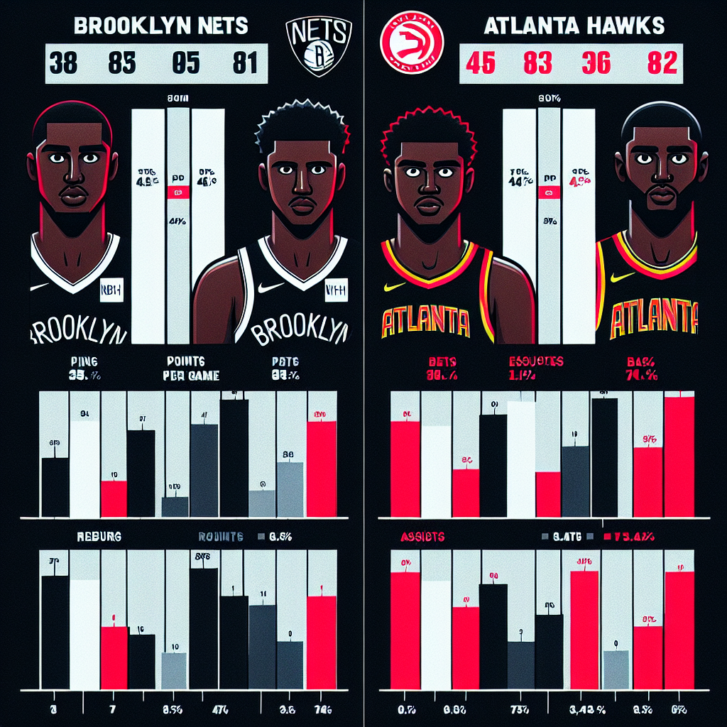 Сравнение статистики игроков: Бруклин Нетс и Атланта Хокс